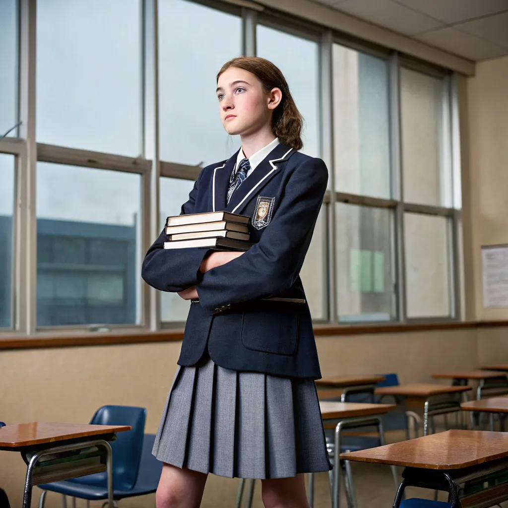 Confident student Emily Johnson