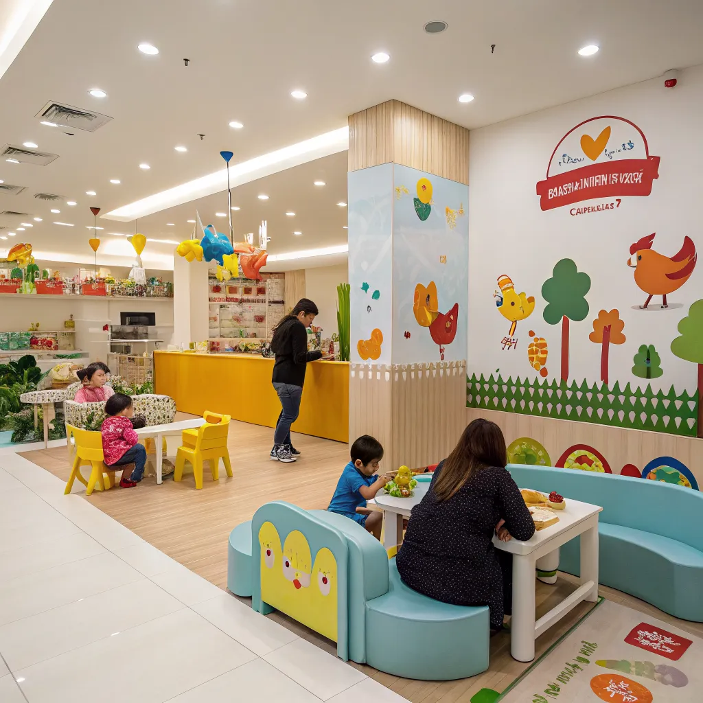 SYNORATHEN Chicken Themed Kids Play Cafe